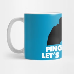 Pin Pong Let's Bounce (white) Mug